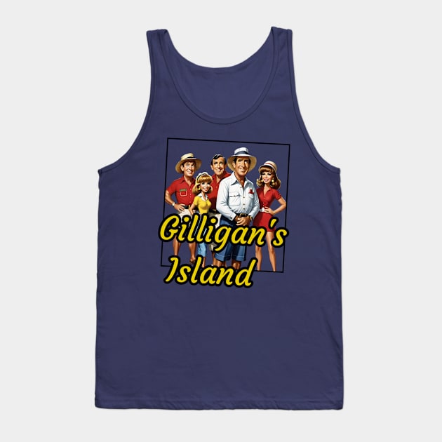 Gilligans Island Tank Top by Human light 